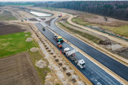 Budowa węzła Bieruń, łącznicy i obwodnicy - nowe zdjęcia z placu budowy drogi S1